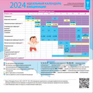 Календарь "2024 Идеальный календарь вакцинации"